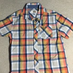 Boys short-sleeve button down shirt